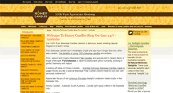 Desktop Screenshot of honeycandles.com.au